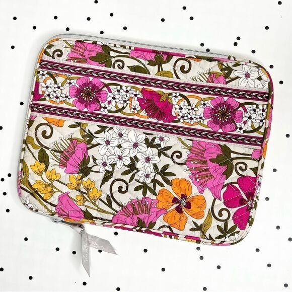 🌺 Vera Bradley 🌺 I-pad mini laptop case sleeve bag floral padded zipper - Picture 3 of 6
